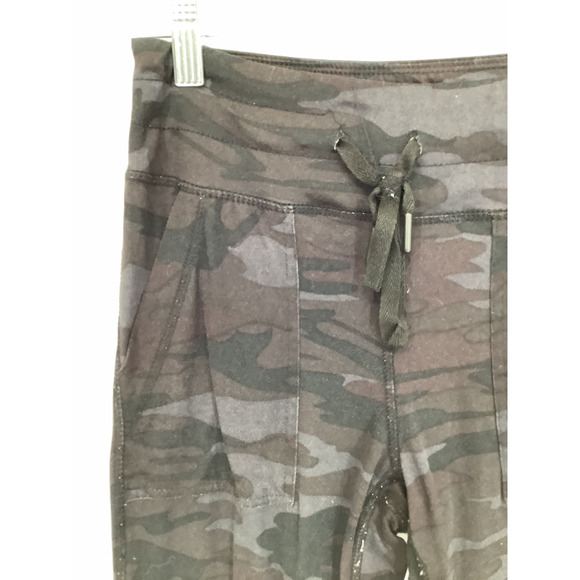 Hot Kiss Black Gray Camo Jogger Sweatpants Small - Picture 2 of 4